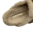 Load image into Gallery viewer, Louis Vuitton Nude Suede Calf Leather And Shearling LV Cosy Flat Comfort Clog