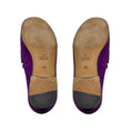 Load image into Gallery viewer, Gucci Purple / Antiqued Gold Horsebit Detail Suede Loafers / Moccasin Flats