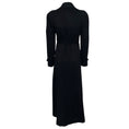 Load image into Gallery viewer, Chanel Boutique Vintage Black Double Breasted Belted Full Length Coat with CC Logo Buttons