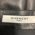 Load image into Gallery viewer, Givenchy Black Lambskin Leather Skirt with Silver Back Zip