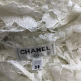 Load image into Gallery viewer, Chanel White Long Sleeved Lace Blouse
