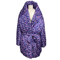 Load image into Gallery viewer, Balenciaga Purple / Lilac Graphic Flower Scooter Coat
