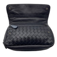 Load image into Gallery viewer, Bottega Veneta Black Snakeksin Trimmed Intrecciato Leather Crossbody Mini Bag
