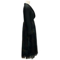 Load image into Gallery viewer, Sara Roka Black Multi 2023 Kenji Tulle Midi Wrap Dress
