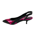 Load image into Gallery viewer, Louis Vuitton Black / Pink Calfskin Sequin Archlight Slingback Pumps