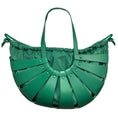 Load image into Gallery viewer, Bottega Veneta Racing Green French Calfskin and Light Paper Nylon The Shell Medium Bag