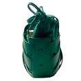 Load image into Gallery viewer, Bottega Veneta Racing Green French Calfskin and Light Paper Nylon The Shell Medium Bag