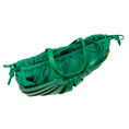Load image into Gallery viewer, Bottega Veneta Racing Green French Calfskin and Light Paper Nylon The Shell Medium Bag