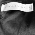 Load image into Gallery viewer, Victoria Beckham Black Short Sleeved Crepe Midi Dress with Zip Back