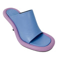 Load image into Gallery viewer, JW Anderson Blue / Lilac / Black Leather Bumper Mule Sandals
