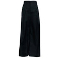 Load image into Gallery viewer, Brunello Cucinelli Black Wide Leg Cotton and Nylon Pants / Trousers