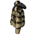 Load image into Gallery viewer, Moncler Black / Gold Metallic Caille Glitter Velvet Quilted Down Puffer Jacket
