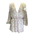 Load image into Gallery viewer, Zimmermann Ivory / Pink / Green Floral Embroidered Jumpsuit
