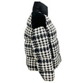 Load image into Gallery viewer, Moncler Black / White Erine Houndstooth Pattern Puffer Jacket