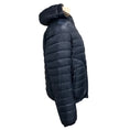 Load image into Gallery viewer, Herno Navy Blue / Brown Reversible Zip Front Lightweight Puffer Jacket