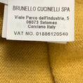 Load image into Gallery viewer, Brunello Cucinelli Mustard Yellow Cashmere Knit Cardigan Sweater with Monili