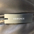 Load image into Gallery viewer, Versace Black Lambskin Leather Mini Dress