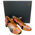Load image into Gallery viewer, Laurence Dacade Black / Multi Floral Philomene Mary Jane Pumps