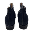Load image into Gallery viewer, Fabiana Filippi Navy Blue Calf Hair Ankle Boots with Monili