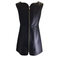 Load image into Gallery viewer, Versace Black Lambskin Leather Mini Dress