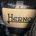 Load image into Gallery viewer, Herno Black Lurex Shimmer Quilted Short Sleeved Velvet Down Puffer Jacket