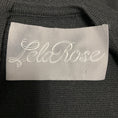 Load image into Gallery viewer, Lela Rose Black Long Sleeved Flared Knit Dress with Embroidered Lattice Lace Trim