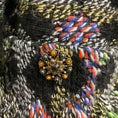 Load image into Gallery viewer, Chanel Black / Green Multi Paris-Salzburg Pre-Fall 2015 Métiers d'Art Fringed Wool Fantasy Tweed Coat