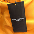 Load image into Gallery viewer, Saint Laurent Orange 2021 Fitted Long Sleeved Silk Crepe de Chine Button-down Shirt
