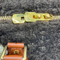 Load image into Gallery viewer, Louis Vuitton Chocolate / Cream Shearling Monogram LV Ski Cozygram Speedy Bandouliere 25 Handbag
