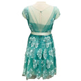 Load image into Gallery viewer, Marc Jacobs Aqua Floral Embroidered Lace Mini Cocktail Dress with Belt