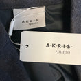 Load image into Gallery viewer, Akris Punto Navy Blue Plaid Button Front Wool and Cashmere Jacket