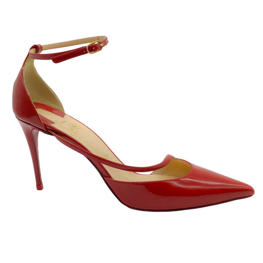 Christian Louboutin Red Patent D'Orsay Pumps