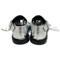Load image into Gallery viewer, Jil Sander Silver Leather Fringed Sandals