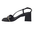 Load image into Gallery viewer, Peserico Black / Silver / Gold Monili Beaded Detail Leather Strap Sandals
