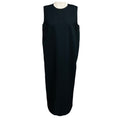 Load image into Gallery viewer, The Row Black Sleeveless Nylon Stretch Midi Sheath Dress