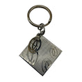 Load image into Gallery viewer, Cartier RARE Silver Logo Charm and Square Pendant Keychain