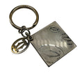 Load image into Gallery viewer, Cartier RARE Silver Logo Charm and Square Pendant Keychain