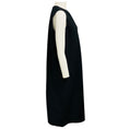 Load image into Gallery viewer, The Row Black Sleeveless Nylon Stretch Midi Sheath Dress