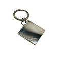 Load image into Gallery viewer, Cartier RARE Silver Logo Charm and Square Pendant Keychain