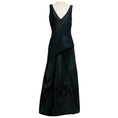 Load image into Gallery viewer, Christian Dior Boutique Black Sleeveless V-Neck Silk Taffeta Gown / Formal Dress