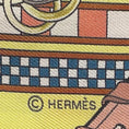 Load image into Gallery viewer, Hermes Multi Equestrian Print Silk Twilly Scarf