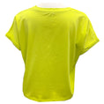 Load image into Gallery viewer, Balmain Neon Yellow Logo Printed Cropped T-Shirt