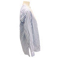 Load image into Gallery viewer, Rosetta Getty Light Blue Striped Tuxedo Shirt