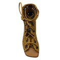 Load image into Gallery viewer, Stella McCartney Tan Woven Lace Up Sandals