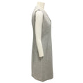 Load image into Gallery viewer, Akris Gravel Grey Sleeveless Wool Sheath Dress