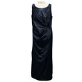 Load image into Gallery viewer, Fendi Midnight Blue Draped Duchess Satin Dress