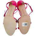 Load image into Gallery viewer, Manolo Blahnik Bright Pink Satin Crystal Embellished Vedada Sandals