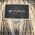 Load image into Gallery viewer, Etro Black Quilted Padded Mid Length Velvet Coat with Belt