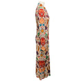 Load image into Gallery viewer, Etro Ivory / Red Multi Printed Long Sleeved Button Front Shirtdress Maxi Dress