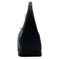 Load image into Gallery viewer, Toteme Black Grained Leather Belt Hobo Bag